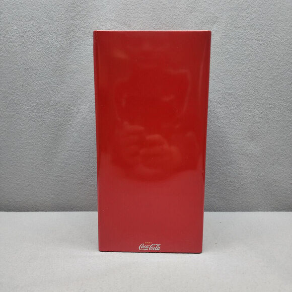 Coca Cola Red Tin Box Metal 3 Drawer File Cabinet with 6 sets of Collector Cards - Picture 4 of 15